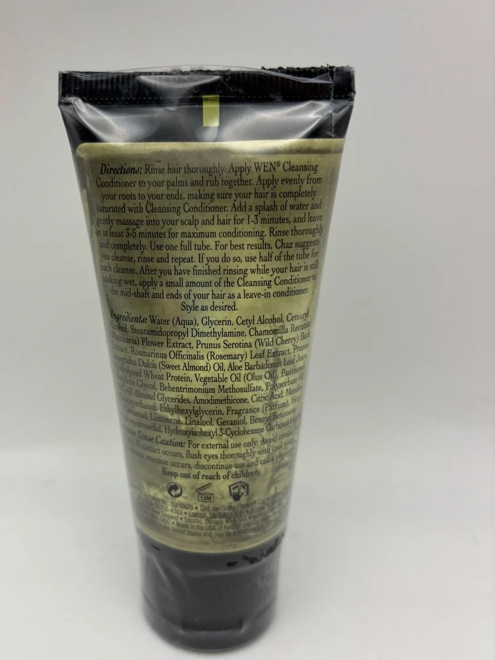 WEN by Chaz Dean Sweet Almond Mint Cleansing Conditioner 2 oz Travel Size Sealed